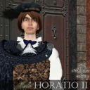 Horatio II in Scholar outfit by June Dion